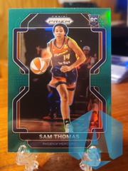 2022 Prizm WNBA Green Parallel #148 SAM THOMAS RC Phoenix Mercury